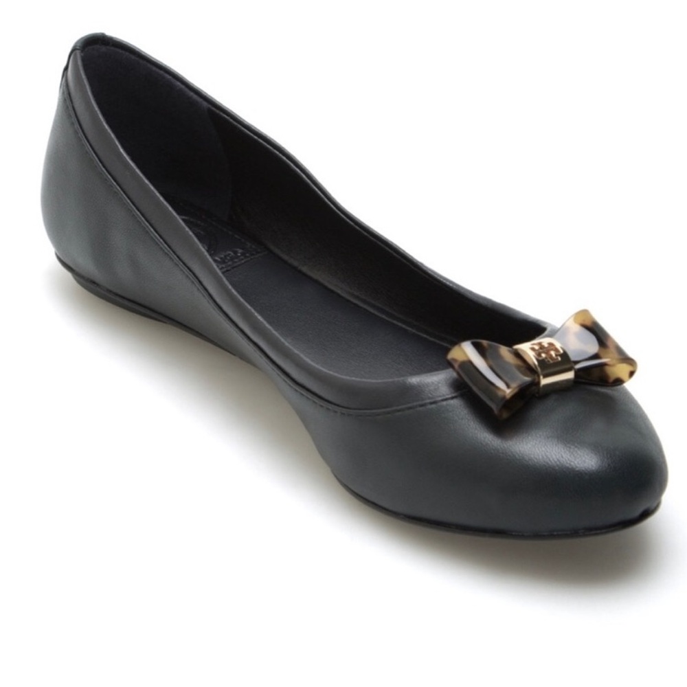 Gently Used Tory Burch Jolene Leather Ballet Shoes
